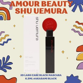 SHU UEMURA 3D LASH CARE BLACK MASCARA 6.2ML AKASAMI BLACK